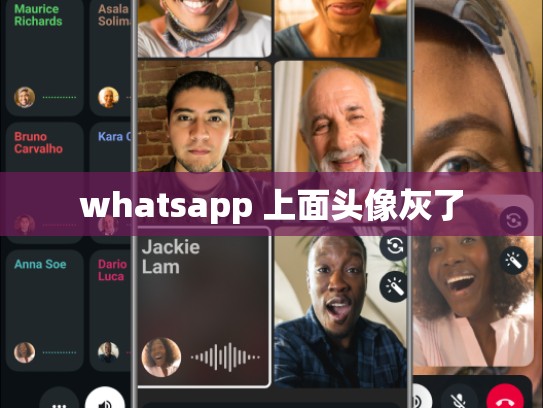 whatsapp 上面头像灰了