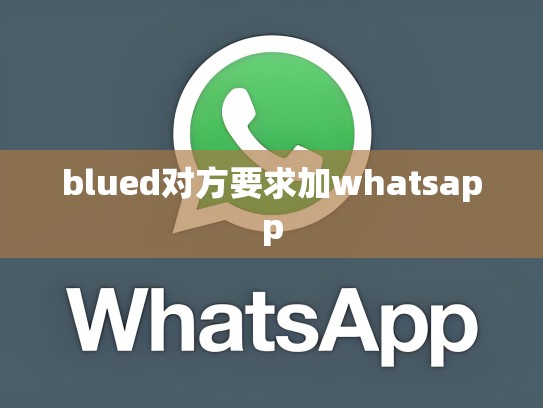 blued对方要求加whatsapp