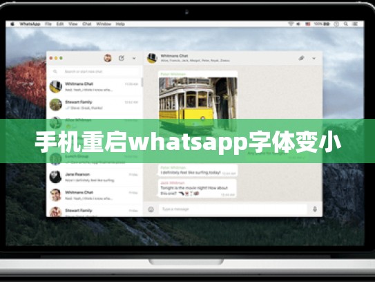 手机重启whatsapp字体变小