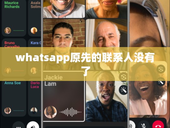 whatsapp原先的联系人没有了