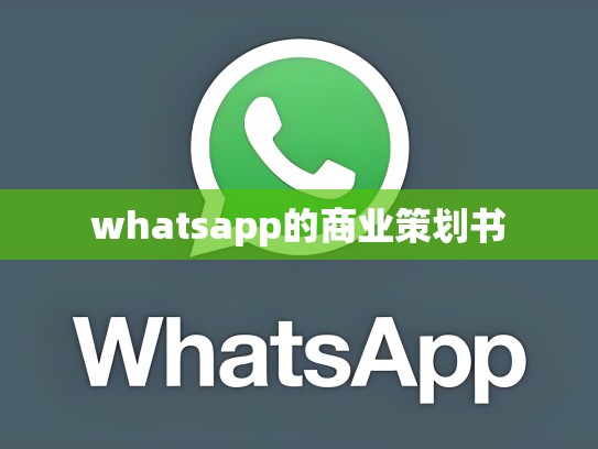 whatsapp的商业策划书