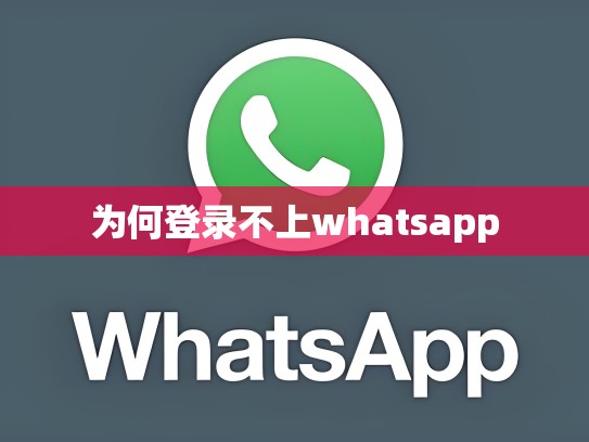 为何登录不上whatsapp