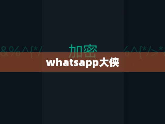 whatsapp大侠