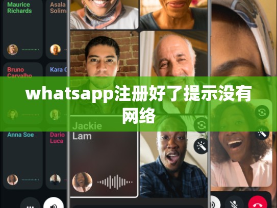whatsapp注册好了提示没有网络