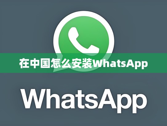 在中国怎么安装WhatsApp