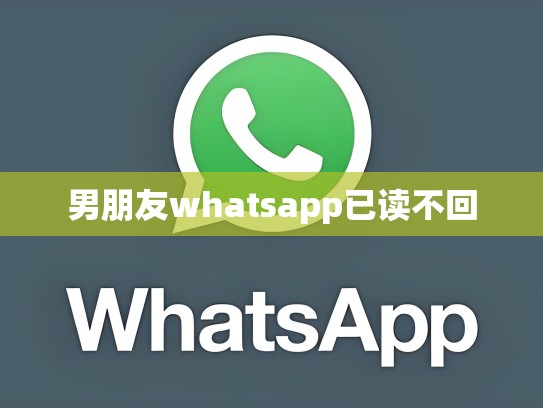 男朋友whatsapp已读不回