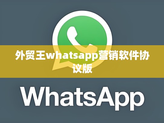 外贸王whatsapp营销软件协议版