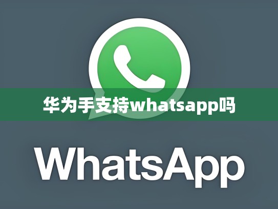 华为手支持whatsapp吗