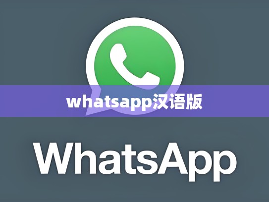 whatsapp汉语版