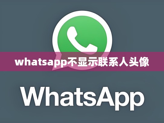 whatsapp不显示联系人头像