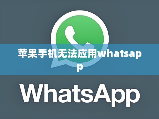 苹果手机无法应用whatsapp