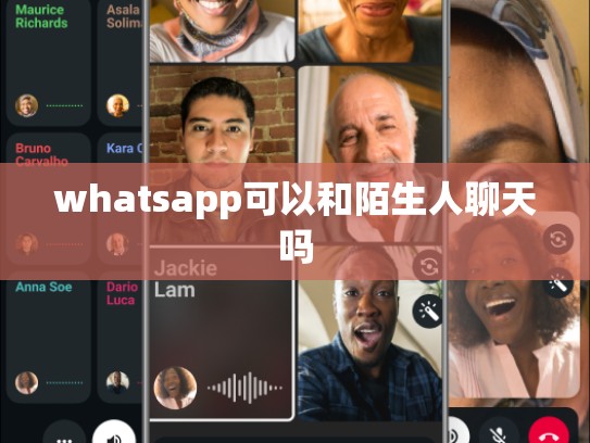 whatsapp可以和陌生人聊天吗