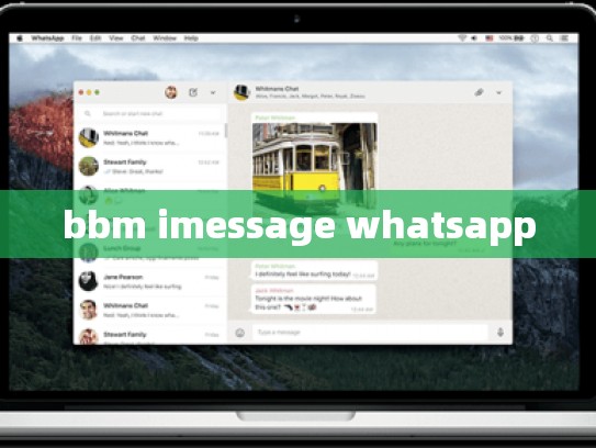 bbm imessage whatsapp