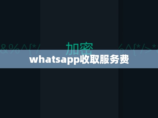 whatsapp收取服务费