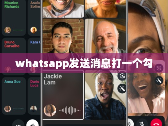 whatsapp发送消息打一个勾