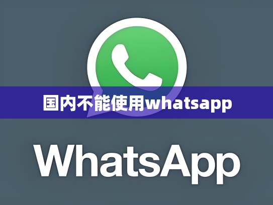 国内不能使用whatsapp