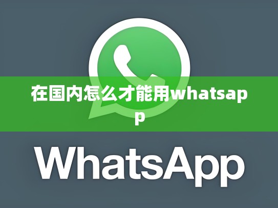 在国内怎么才能用whatsapp