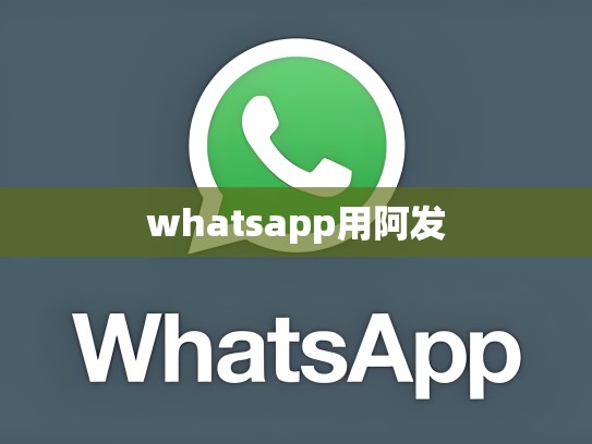 whatsapp用阿发