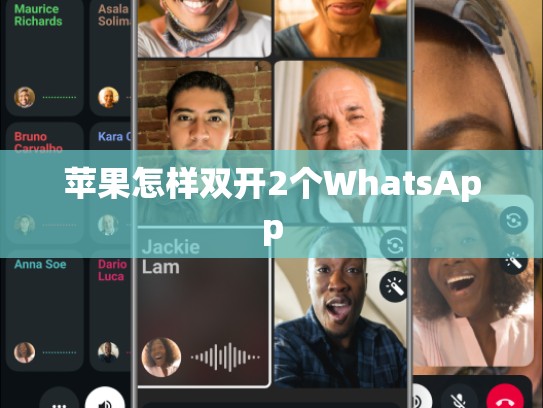 苹果怎样双开2个WhatsApp