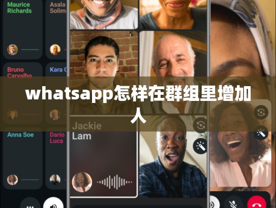 whatsapp怎样在群组里增加人