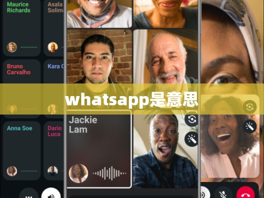 whatsapp是意思
