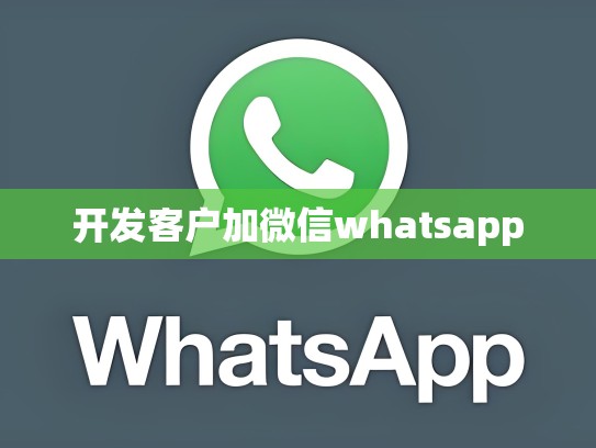 开发客户加微信whatsapp