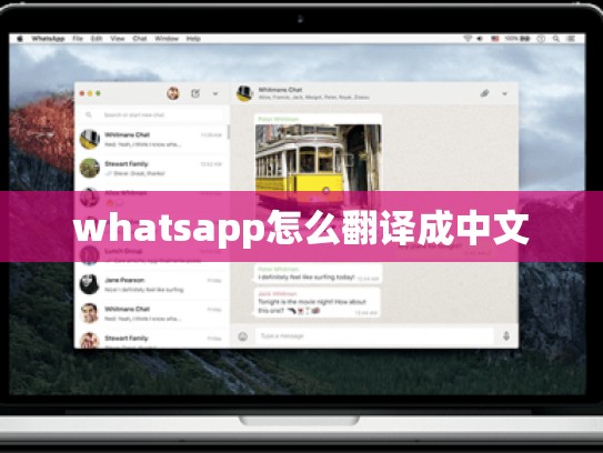 whatsapp怎么翻译成中文