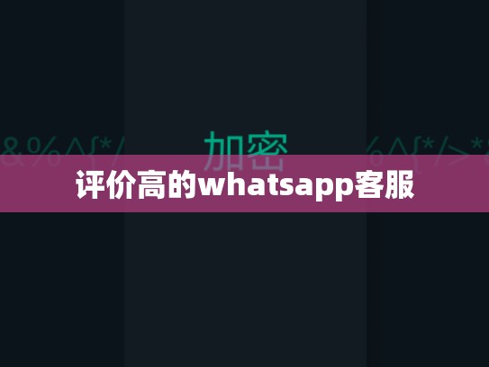 评价高的whatsapp客服