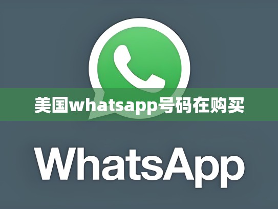 美国whatsapp号码在购买