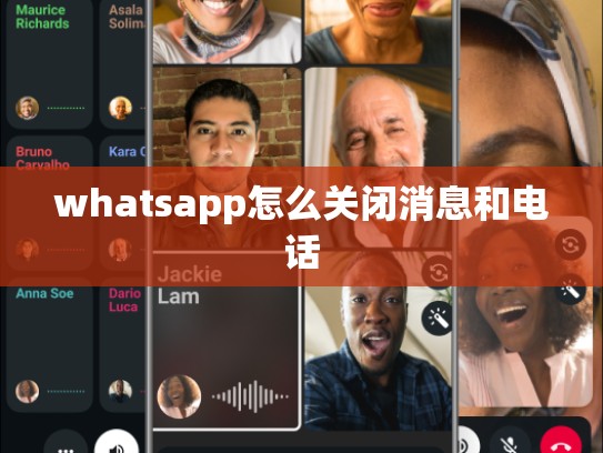 whatsapp怎么关闭消息和电话
