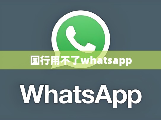 国行用不了whatsapp