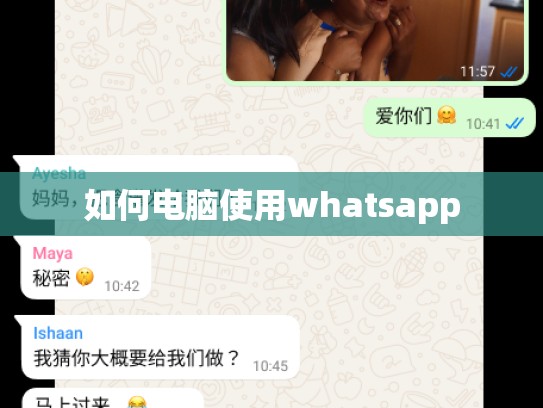 如何电脑使用whatsapp
