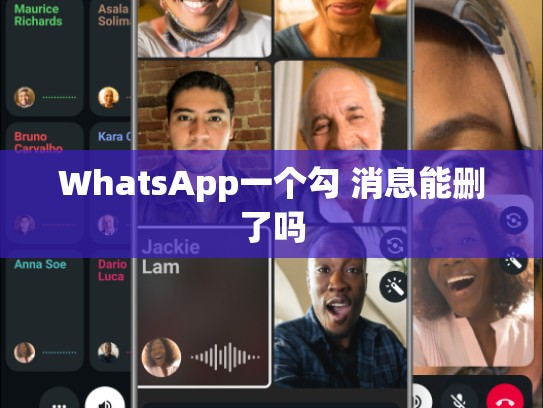 WhatsApp一个勾 消息能删了吗