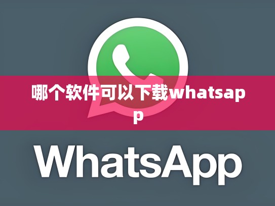 哪个软件可以下载whatsapp
