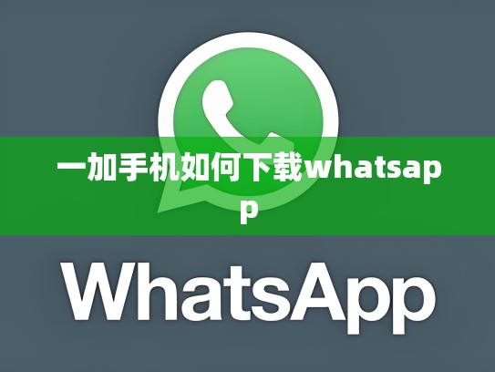 一加手机如何下载whatsapp