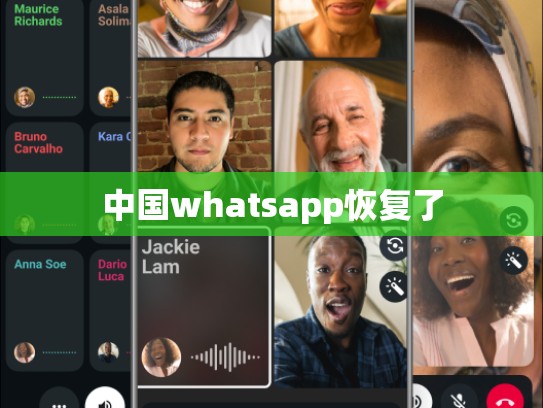 中国whatsapp恢复了