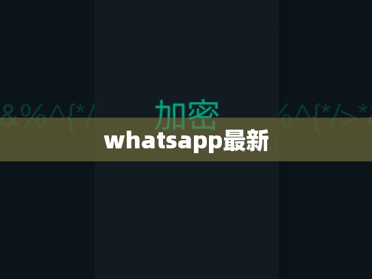 whatsapp最新