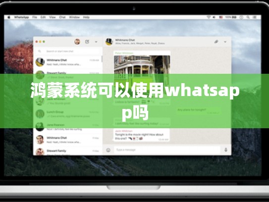 鸿蒙系统可以使用whatsapp吗