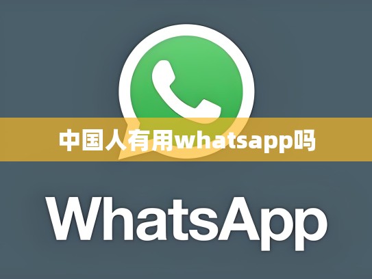 中国人有用whatsapp吗