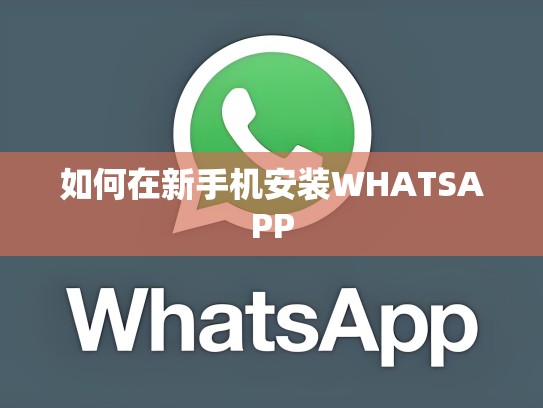 如何在新手机安装WHATSAPP