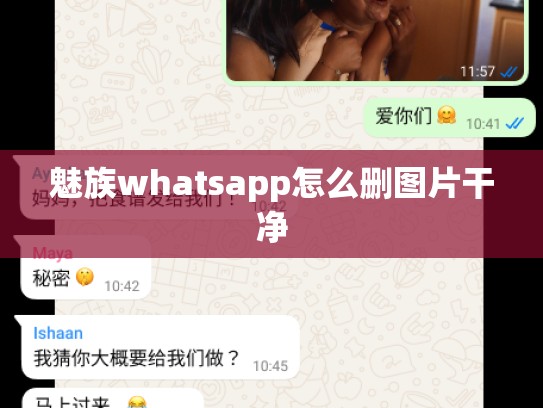 魅族whatsapp怎么删图片干净