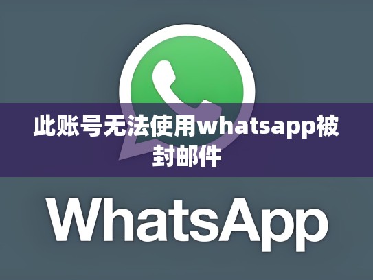 此账号无法使用whatsapp被封邮件