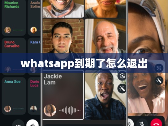 whatsapp到期了怎么退出