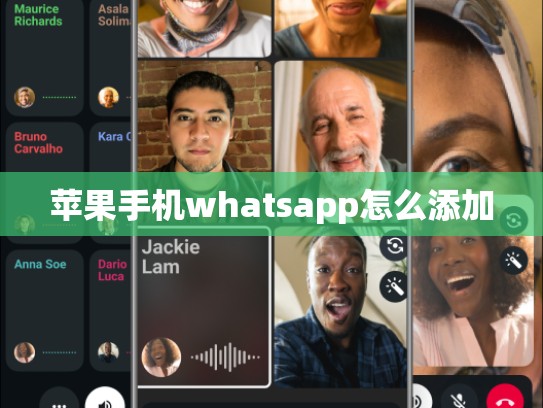 苹果手机whatsapp怎么添加