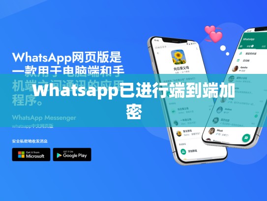 Whatsapp已进行端到端加密