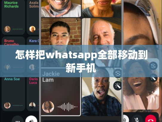 怎样把whatsapp全部移动到新手机