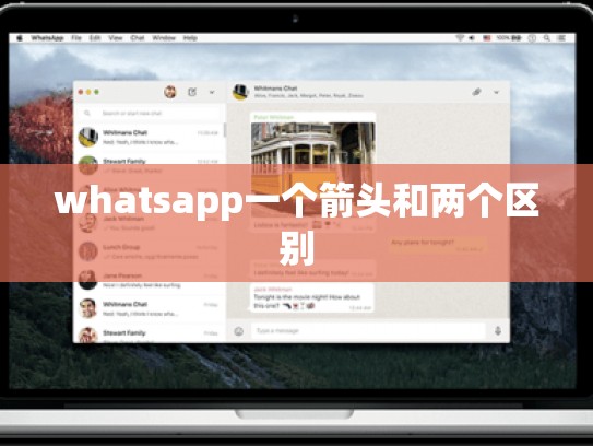 whatsapp一个箭头和两个区别