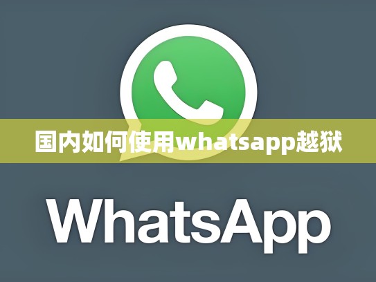 国内如何使用whatsapp越狱