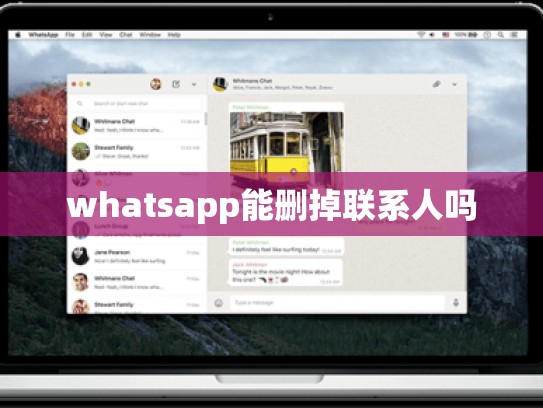 whatsapp能删掉联系人吗