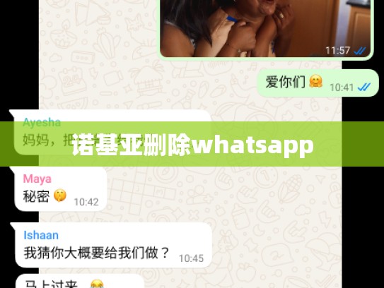 诺基亚删除whatsapp